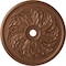 Ekena Millwork Sellek Ceiling Medallion (Fits Canopies up to 9"), Hand-Painted Polished Copper, 42 1/8"OD x 1 7/8"P CM42SKPOS - alternate 1